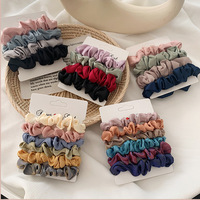 4/6 sztuk/zestaw kobieta moda Scrunchies aksamitne gumki do włosów dziewczyny gumka do włosów gumka elastyczna opaska do włosów akcesoria do włosów 2